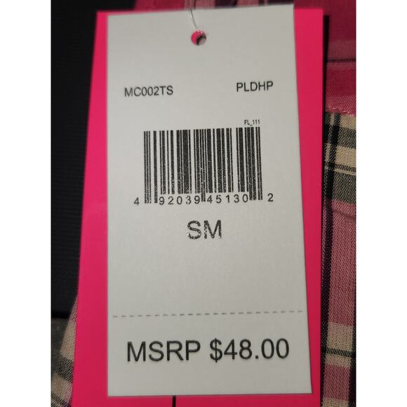 NWT With Jules Girl's Mini Shirt Pink S - Picture 5 of 8